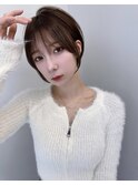 くすみベージュマロンベージュホワイトブロンド細めハイライト