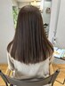 【サラ艶】カット+縮毛矯正＋ケア剤＋選べるトリートメント￥18000