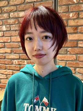 ボコカ(bococa) ショートレッドカラーウルフレイヤー向ヶ丘遊園登戸