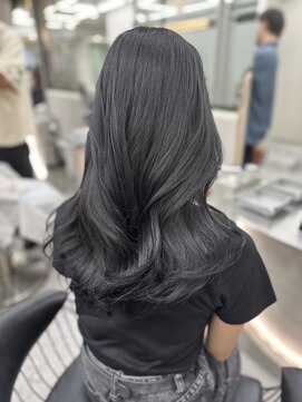 ロンド マーレ 天神大名店(Lond mare) レイヤーカット／暗めカラー／暗髪