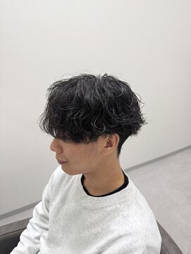シャドウパーマ(宮崎/メンズ/宮崎美容室/メンズパーマ)