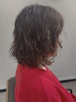 ノラ ギンザ(NORA GINZA)&nbsp;ドライパーマゆるめパーマウルフパーマボブパーマ銀座暗髪