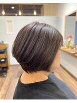 美容室エルカミノ&nbsp;手入れも楽ちんショートボブ