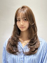 サヴォア(Savoir)&nbsp;ナチュラル盛れ韓国レイヤーカット×ミルクティーブラウン