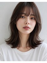 ニア 栄(nia)&nbsp;大人外ハネミディアム　髪質改善　マンツーマン　レイヤー