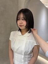 ニコ トウキョウ ヨコハマ(nico)&nbsp;黒髪ストレートロングレイヤーミディアム髪質改善ストレートヘア