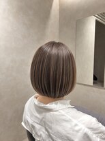 トキ(toki)&nbsp;ボブ×ベージュカラー
