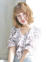 ヘアアンドメイク アリス(hair&make ALICE produce by COLT)&nbsp;切りっぱなしボブ＆ハイライトベージュ