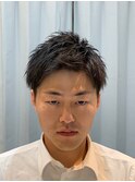 アップバンクツーブロックショート