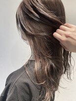 アース コアフュールボーテ ふじみ野店(EARTH coiffure beaute)&nbsp;ナチュラルベージュイヤリングカラー