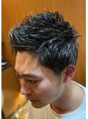 爽やかショートアップバング21