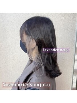 ワット 原宿店(W) W-ワット-原宿店　イヤリングカラー×ラベンダーベージュ