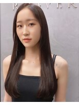 ROAVER 山下美穂　韓国ヘア　ダブルカラー　シールエクステ