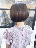 《knit銀座》大人可愛い20代30代40代ショートボブ丸み前下がり