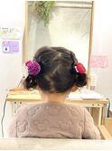 2022 AW 子どもちゃんツインお団子ヘア☆*°