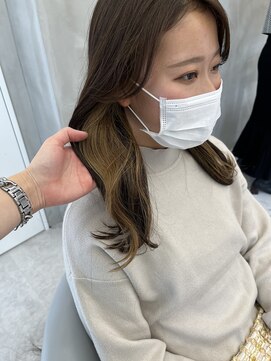 ロンドルーチェ 心斎橋(Lond luce) ダークアッシュ/ミディアムレイヤーカット［髪質改善/縮毛矯正］