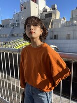 キジ(KIJI) ボブ×ランダムパーマ