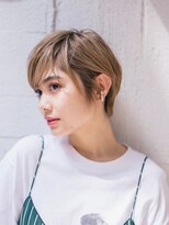 ピズムハク(PISM hak)&nbsp;耳だしショート/ショコラアッシュ/ヘルシースタイル/シルキー