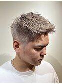 ホワイトベージュフェード
