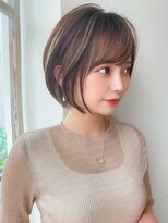 ラルユー 金山(LallYou)&nbsp;黒髪/グレーベージュ/レイヤーロング/前髪パーマ