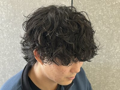 人気◎マッシュウルフ×シャドウパーマ［太田/メンズカット]