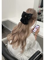 リアン バイ キートス(Lien by kiitos)&nbsp;ホワイトミルクティー/夏カラー/トレンドヘア/ベージュ