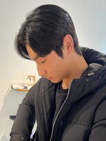 アイズ 海老名(AIZU) ダウンパーマ 韓国スタイル センターパート ジェントルパーマ