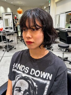 アパカバール 鳳店(Apa kabar) ボブパーマスタイル