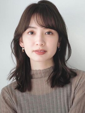 ガーデンヨコハマエスト(GARDEN YOKOHAMA est) ミディアム　ネビージュ　小顔　レイヤー　シースルー　ワンレン