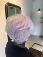 ラボライノセンス (LABORA INNOCENCE) グレーカラーの黄ばみ消しトリートメントをしました。