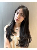 ブルーカラー/ブルーグレー！/大人可愛いを叶える/顔周りカット