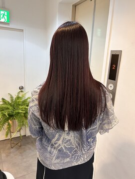 マイルームギンザ 銀座店(my room GINZA) 【艶髪スタイル】　ピンクバイオレット　水素トリートメント