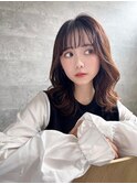 ゆるふわロングベージュカラーブリーチしない透明感カラー