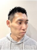 フェードなしイカつくない爽やか刈り上げ短髪ビジネスショート