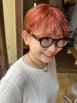 サロンエフ(salon f) オレンジカラー×