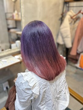 ルフレ 新宿本店2nd(Reflet) ◎パープルピンクグラデーション