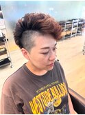 刈り上げシャドウパーマ