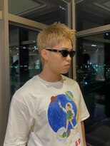 ファースト 仙台店(first) ブリーチカラーでさらに垢抜けたスパイキーショートに