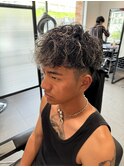 【外国人風】スペインカール×ホワイトメッシュ