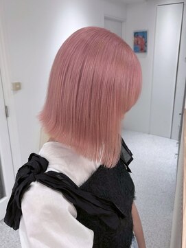 ベレーザ 渋谷神南(Beleza) 16227ブリーチ＆ダブルカラー渋谷ローズブラウンモーヴピンク