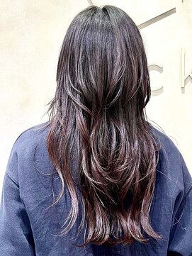 [レイヤー/レイヤーカット/顔まわり/顔周りカット/透明感カラー]