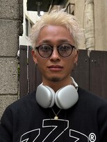 エルマーク 松山(L-MARK)&nbsp;アップバング/ツーブロック/ダブルカラー/ブリーチ/メンズ