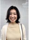大人のレイヤーボブ