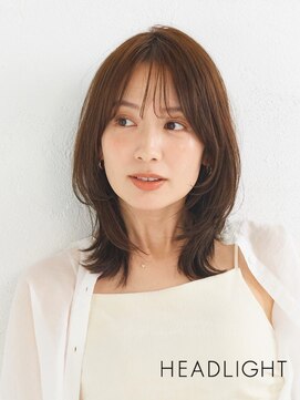 アーサス ヘアー デザイン 新潟燕三条店(Ursus hair Design) 小顔似合わせ韓国ミディアムレイヤー大人くびれイメチェン前髪