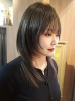 ブロック ジャポン(bloc japon)&nbsp;くびれカット顔周りレイヤーハッシュカット大人マットベージュ