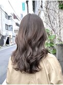 表参道/イルミナカラー/ブリーチなし/アッシュベージュ/赤み無し