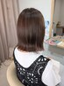 【1度で済ませたい方に】美髪ストレート+カット+全体カラー+ケアTR