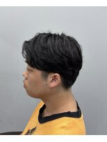 フイ 自由が丘(men's salon Hui) 毛流れセンターパート