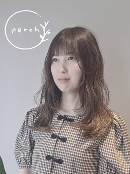 パーチ(perch)の写真/顔周りのミリ単位のカットで気になるラインをカバー♪一人ひとりの魅力を引き出す上質な似合わせカット