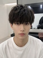 メンズサロン サンド 横浜(Men's salon sand)&nbsp;黒髪レイヤーマッシュ